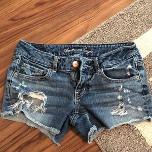 American Eagle destroyed shorts